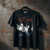 The Cure Unisex Carbon T-Shirt: The Head Tour '85 (Black) (Back Print)