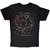 The Cure Unisex Carbon T-Shirt: Kiss Me Vintage (Black) (Back Print)