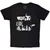 The Cure Unisex Carbon T-Shirt: 40 Years Band Photo (Black)