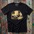 Eagles Unisex Carbon T-Shirt: Hotel California (Black) (Back Print)