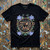 Fleetwood Mac Unisex Premium Carbon T-Shirt: Circle Floral (Black)