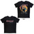 Fleetwood Mac Unisex Carbon T-Shirt: Rumours (Black) (Back Print)