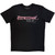 Fleetwood Mac Unisex Carbon T-Shirt: Rumours (Black) (Back Print)