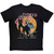 Fleetwood Mac Unisex Carbon T-Shirt: Rumours (Black) (Back Print)