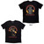 Fleetwood Mac Unisex Carbon T-Shirt: Summer Tour (Black) (Back Print)