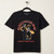 Fleetwood Mac Unisex Carbon T-Shirt: Summer Tour (Black) (Back Print)