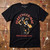 Fleetwood Mac Unisex Carbon T-Shirt: Summer Tour (Black) (Back Print)