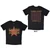 The Smashing Pumpkins Unisex Carbon T-Shirt: Rock Invasion (Black) (Back Print)