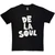 De La Soul Unisex T-Shirt: Logo Mono (Black)