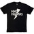 Foo Fighters Unisex T-Shirt: Flash Logo Mono (Black)