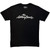 The Rolling Stones Unisex T-Shirt: Logo Mono (Black)