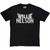 Willie Nelson Unisex T-Shirt: Logo Mono (Black)