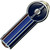 Ocean Colour Scene Pin Badge: Circle Logo & Stripes