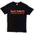 Iron Maiden Unisex T-Shirt: Burning Ambition Text Logo (Black) (Back Print)