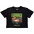 Britney Spears Ladies Crop Top: Stronger Than Yesterday (Black)