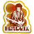 Jimi Hendrix Sticker: Jimi & Guitar