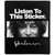 John Lennon Sticker: Listen