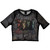 The Doors Ladies Mesh Crop Top: Spectrum (Black)