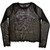 Metallica Ladies Long Sleeve Mesh Crop Top: Ride The Lightning (Black) (Back Print)