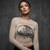 Sleep Token Ladies Long Sleeve Mesh Crop Top: Take Me Back To Eden (Natural)