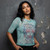 Sublime Ladies Mesh Crop Top: With Rome (Light Blue)