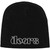 The Doors Unisex Beanie Hat: Logo (Black)