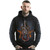 Spiral Unisex Pullover Hoodie: Death Rocker (Black) (Back & Sleeve Print)