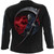 Spiral Unisex Long Sleeve T-Shirt: Reaper Revenge (Black) (Back & Sleeve Print)