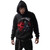 Spiral Unisex Pullover Hoodie: Reaper Revenge (Black) (Back & Sleeve Print)