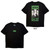 Oasis Unisex T-Shirt: Melbourne Half Faces Fan Store (Black) (Back Print & Ex-Tour)