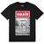 Oasis Unisex T-Shirt: Wonderwall Single Cover (Black) (Ex-Tour)