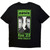 Oasis Unisex T-Shirt: Sao Paulo Half Faces Fan Store (Black) (Back Print & Ex-Tour)