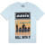 Oasis Unisex T-Shirt: Roll With It Single Cover (Light Blue) (Ex-Tour)