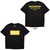 Oasis Unisex T-Shirt: Manchester City Pop Up (Black) (Back Print & Ex-Tour)