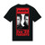 Oasis Unisex T-Shirt: Toronto Half Faces Fan Store (Black) (Back Print & Ex-Tour)