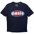 Oasis Unisex T-Shirt: Elliptical Logo (Navy Blue) (Ex-Tour)