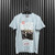 The Beatles Unisex Unplugged T-Shirt: Cavern (Light Blue) (Back Print)