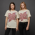 David Bowie Ladies Unplugged T-Shirt: Rebel Rebel Lightning Bolt (Natural)