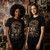 Johnny Cash Ladies Unplugged T-Shirt: Sunday Morning (Black)