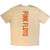 Pink Floyd Unisex Unplugged T-Shirt: Pompeii Circle Wash (Sand) (Back Print)