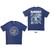 Ramones Unisex Unplugged T-Shirt: Presidential Seal Wash (Blue) (Back Print)