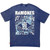 Ramones Unisex Unplugged T-Shirt: Presidential Seal Wash (Blue) (Back Print)