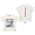 Bruce Springsteen Unisex Unplugged T-Shirt: Born To Run (White) (Back Print)