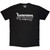 Lemmy Unisex T-Shirt: Logo Mono (Black)