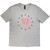 Sleep Token Unisex T-Shirt: Flamingo Pink Logo (Grey) (Back Print)