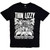 Thin Lizzy Unisex T-Shirt: Jailbreak Flyer Cleveland '76 (Black) (Back Print)