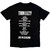 Thin Lizzy Unisex T-Shirt: Jailbreak Flyer Cleveland '76 (Black) (Back Print)