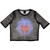Journey Ladies Mesh Crop Top: Heart (Black)
