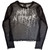 Korn Ladies Long Sleeve Mesh Crop Top: Still A Freak (Black) (Back Print)