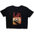 Korn Ladies Crop Top: Shadow Playground (Black)